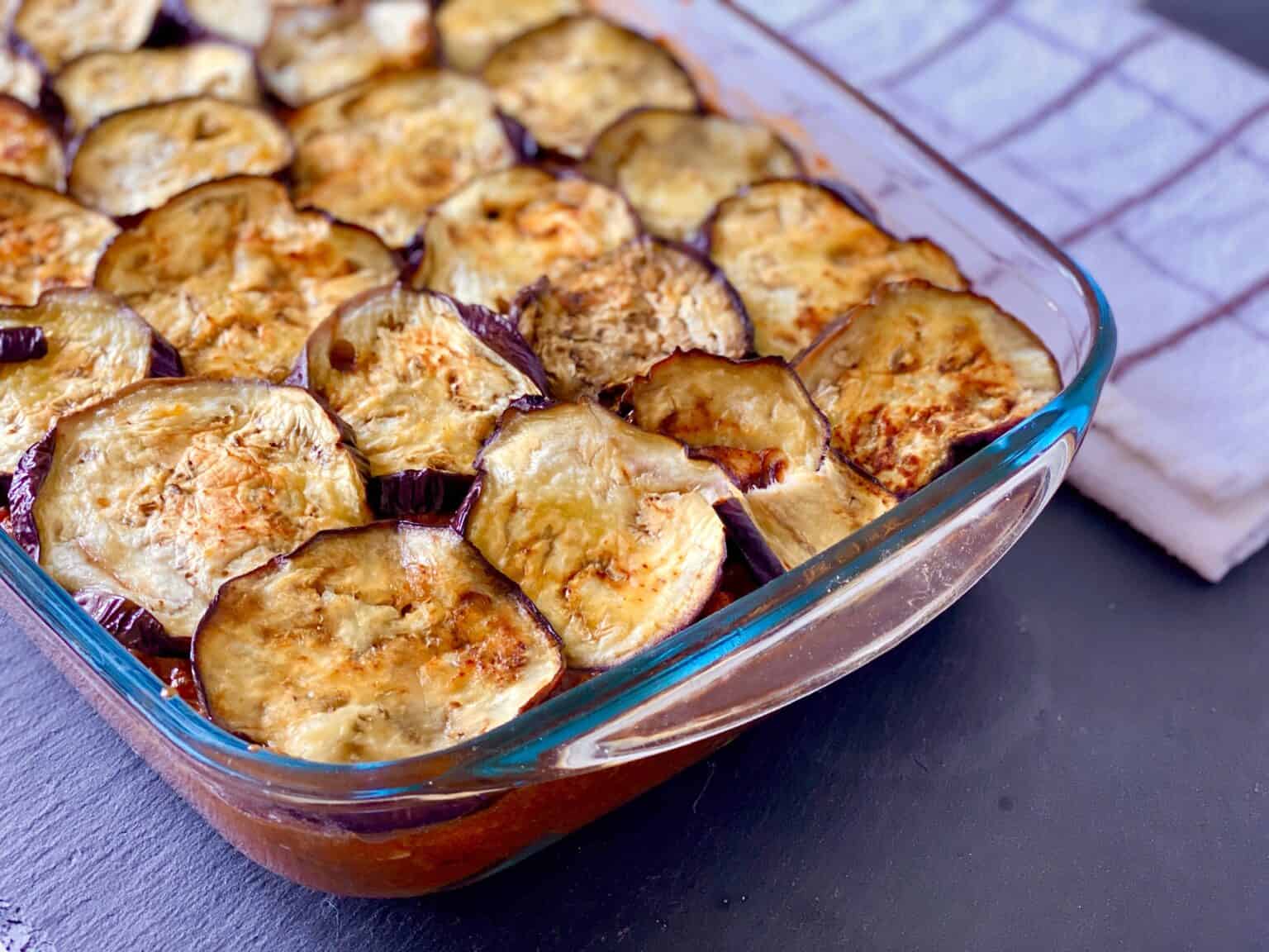 Traditional Moussaka Recipe With Eggplants Aubergines And Potatoes