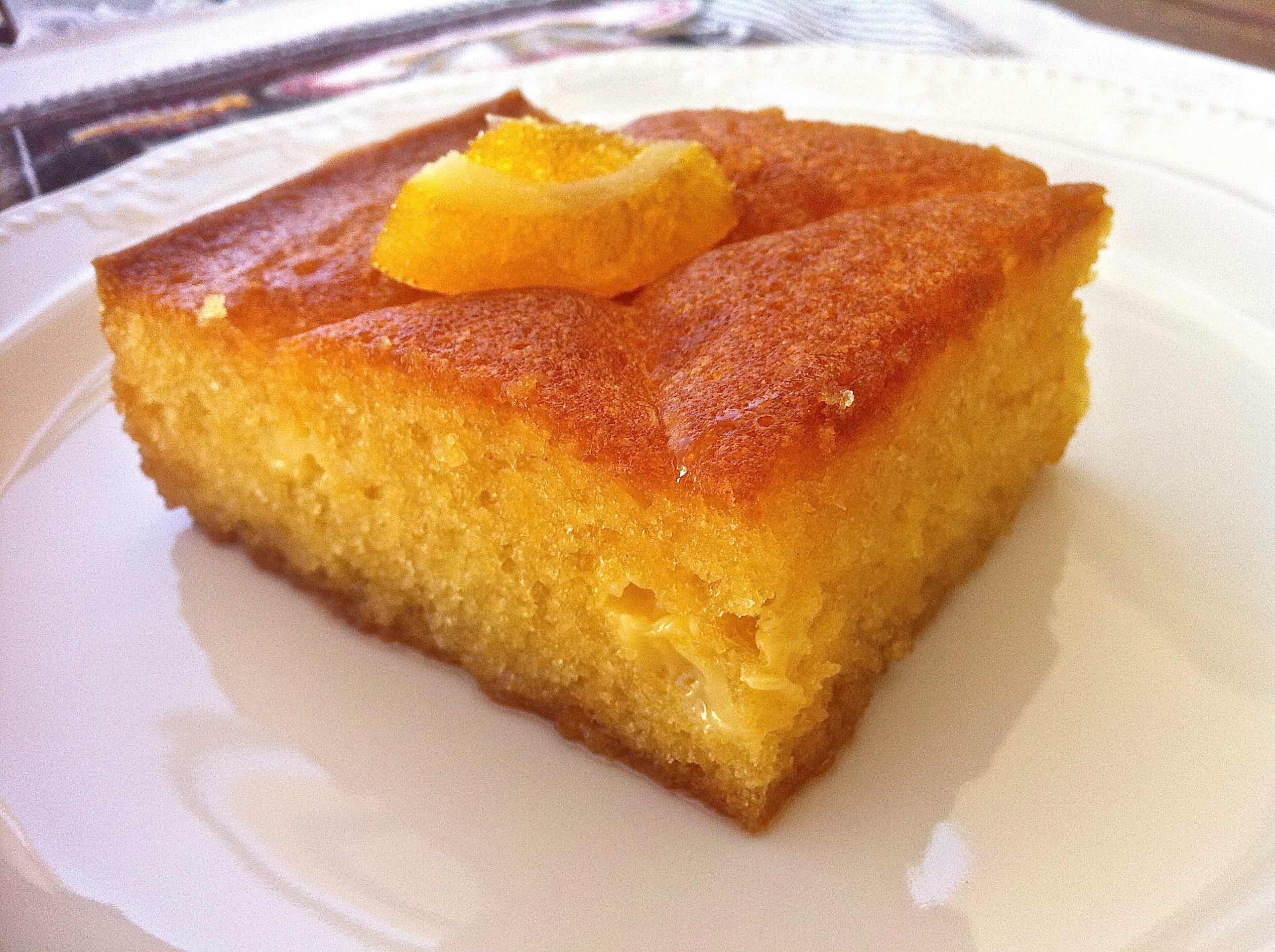 Traditional Greek Orange Cake With Syrup Portokalopita My Greek Dish