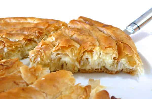 Spiral-shaped Greek Cheese pie recipe (Kichi Kozanis) - My Greek Dish