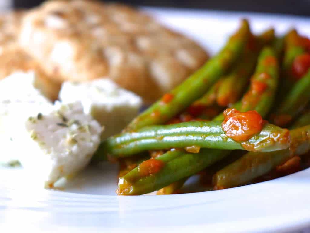 Traditional Greek Green Beans Recipe Fasolakia Giaxni My Greek Dish