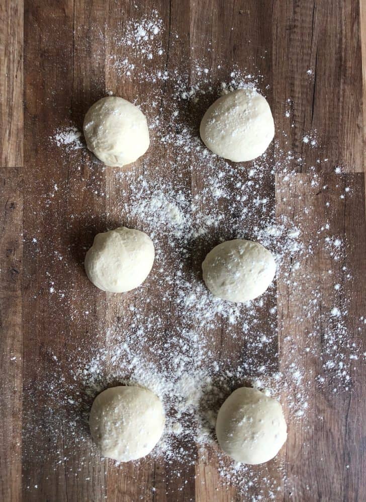 Greek Pita Bread prepared in a bread machine