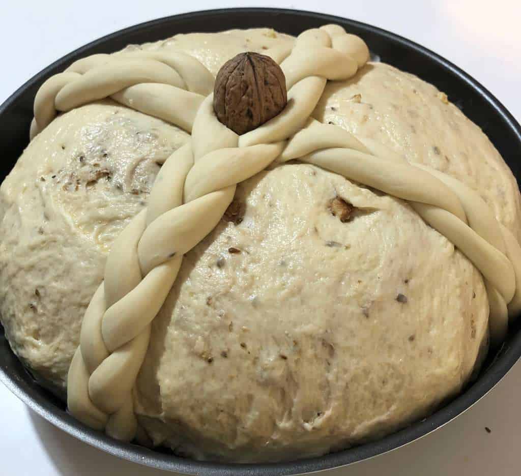 Christopsomo Recipe Greek Christmas Bread With Walnuts My Greek Dish