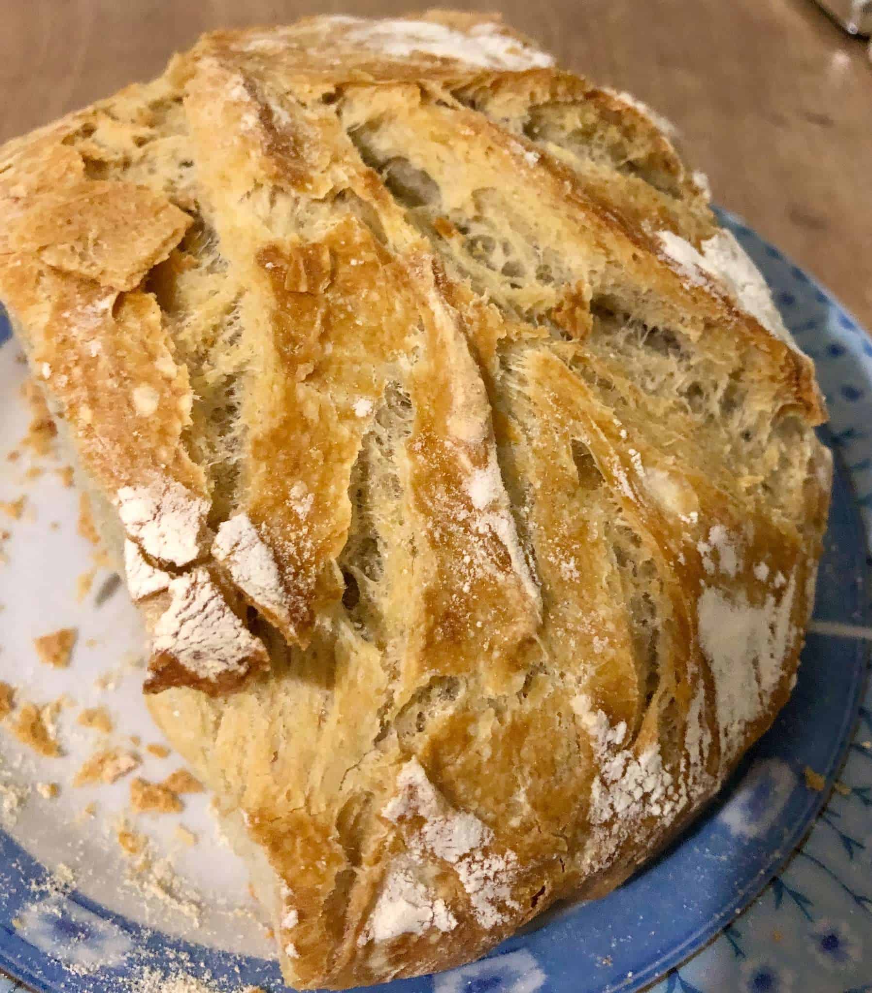 Amazing No knead Bread Recipe - My Greek Dish