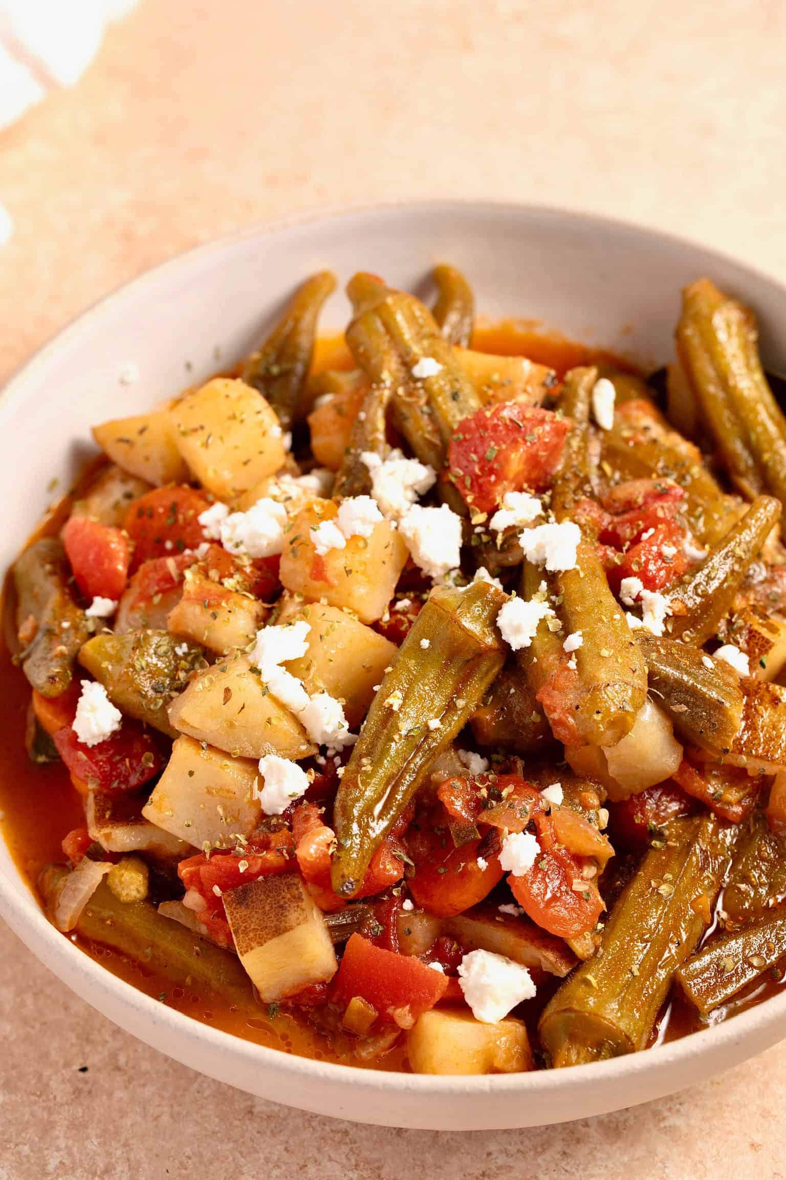 Greek Okra stew recipe (Bamies)