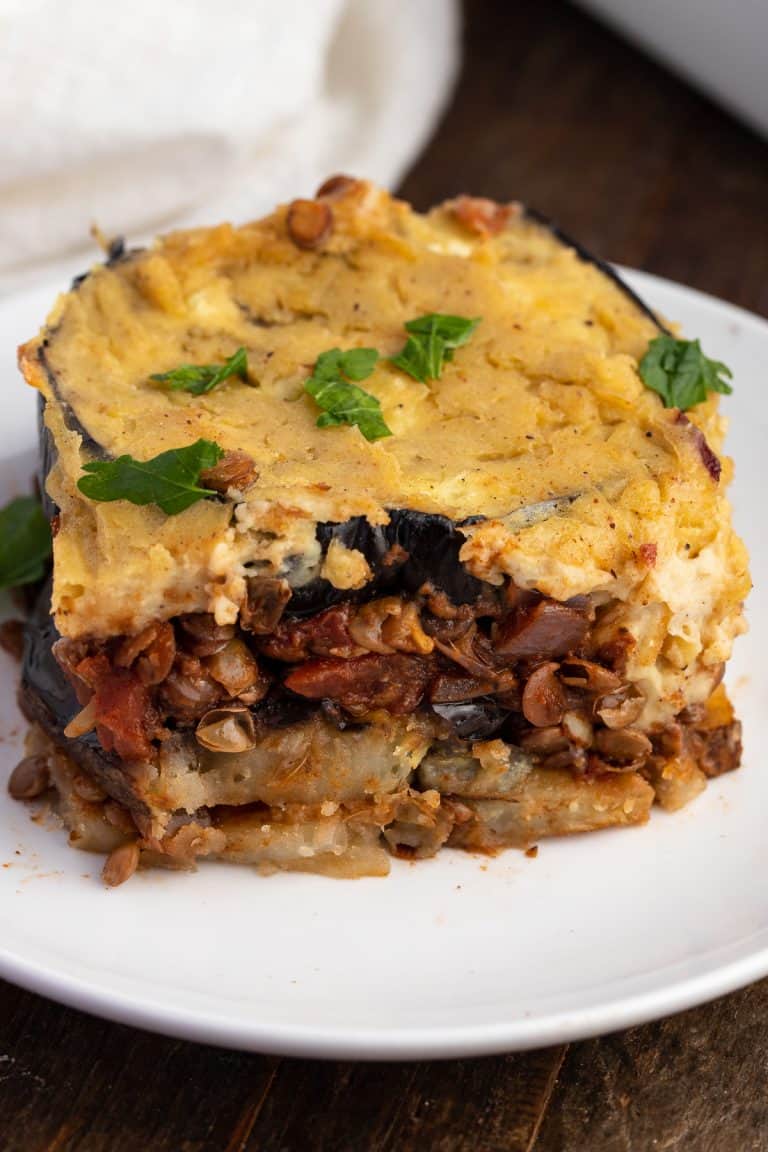 Vegan Moussaka With Lentils My Greek Dish