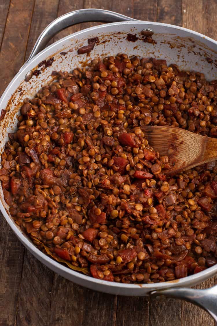 Vegan Moussaka with Lentils - My Greek Dish