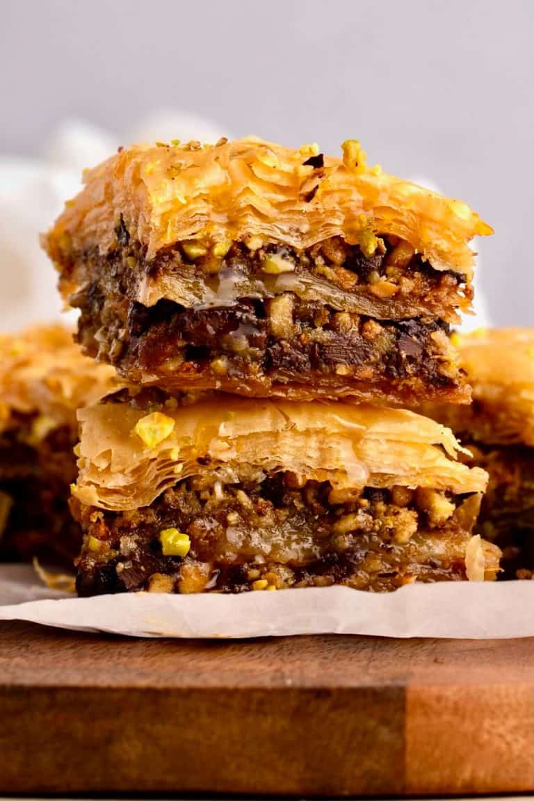 Chocolate Baklava Recipe - My Greek Dish