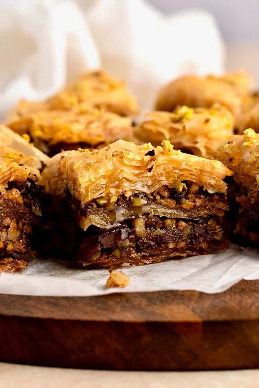 Chocolate Baklava recipe - My Greek Dish